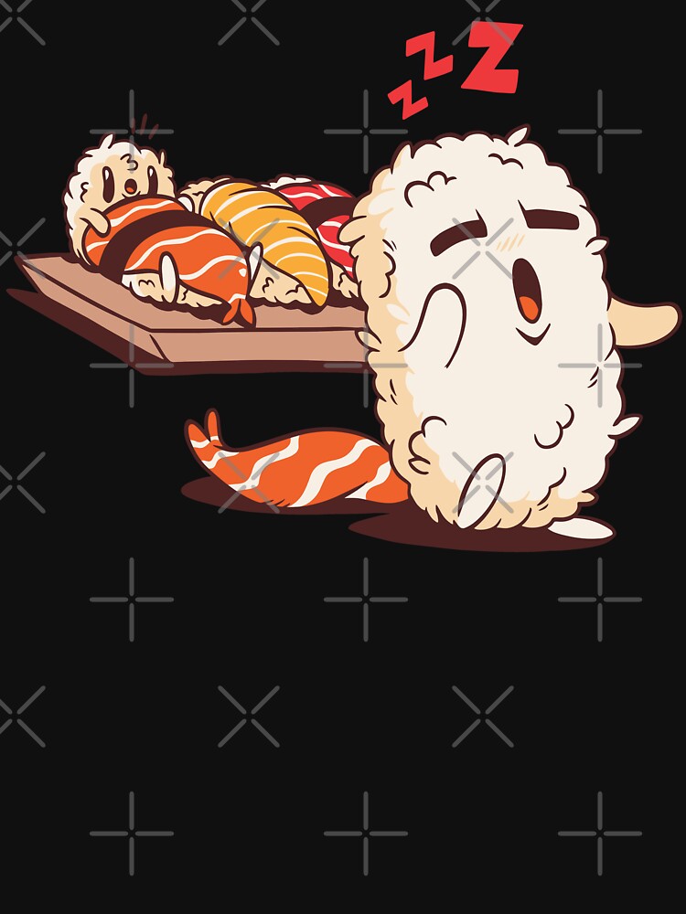 Cute Sushi Sleepwalking by OnepixArt T-Shirts, Hoodie, Sweatshirt | BlankRebels.com (Image 3)