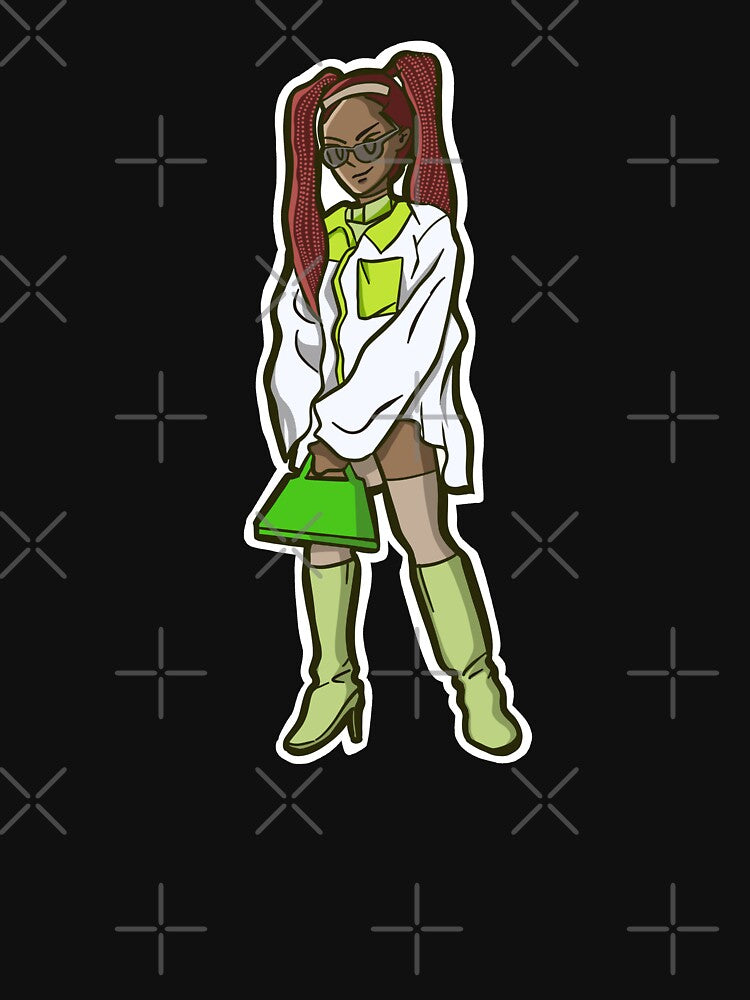 streetwear teen girl Illustration clip art collection by StairheadStore T-Shirts, Hoodie, Sweatshirt (Image 3)