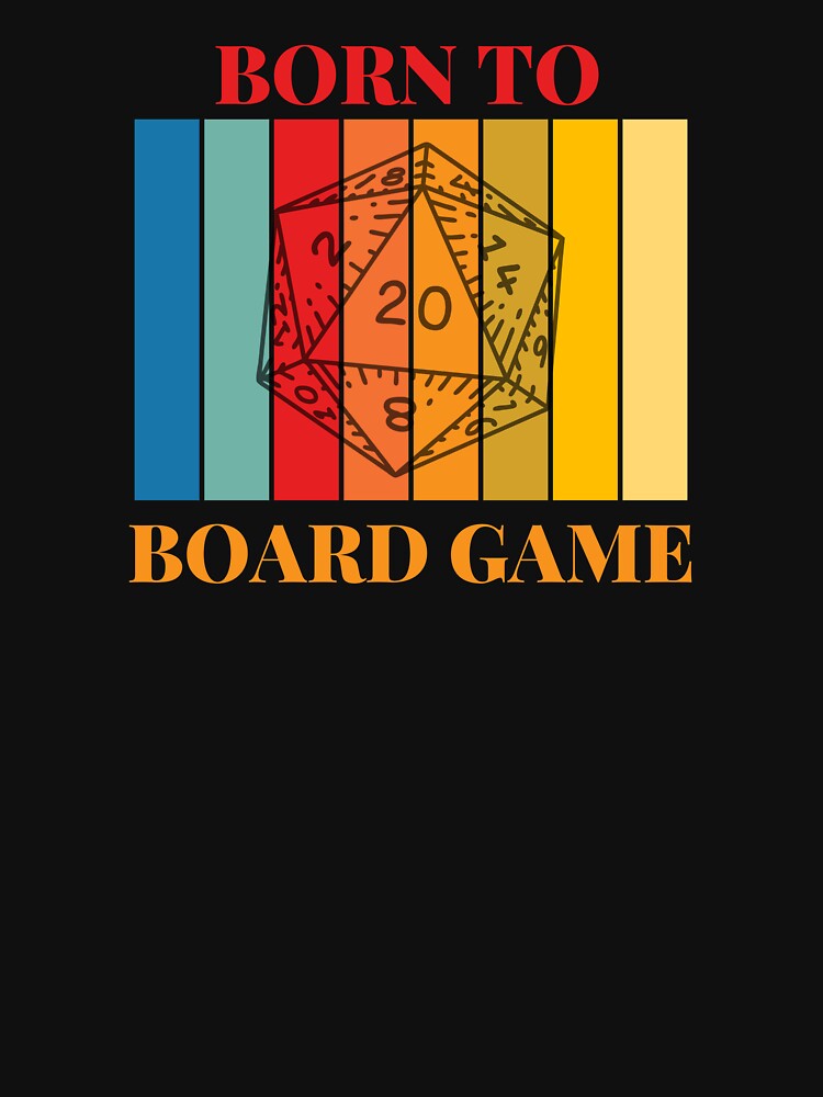 Rainbow Born To Board Game by gamenighttees T-Shirts, Hoodie, Sweatshirt | BlankRebels.com (Image 3)