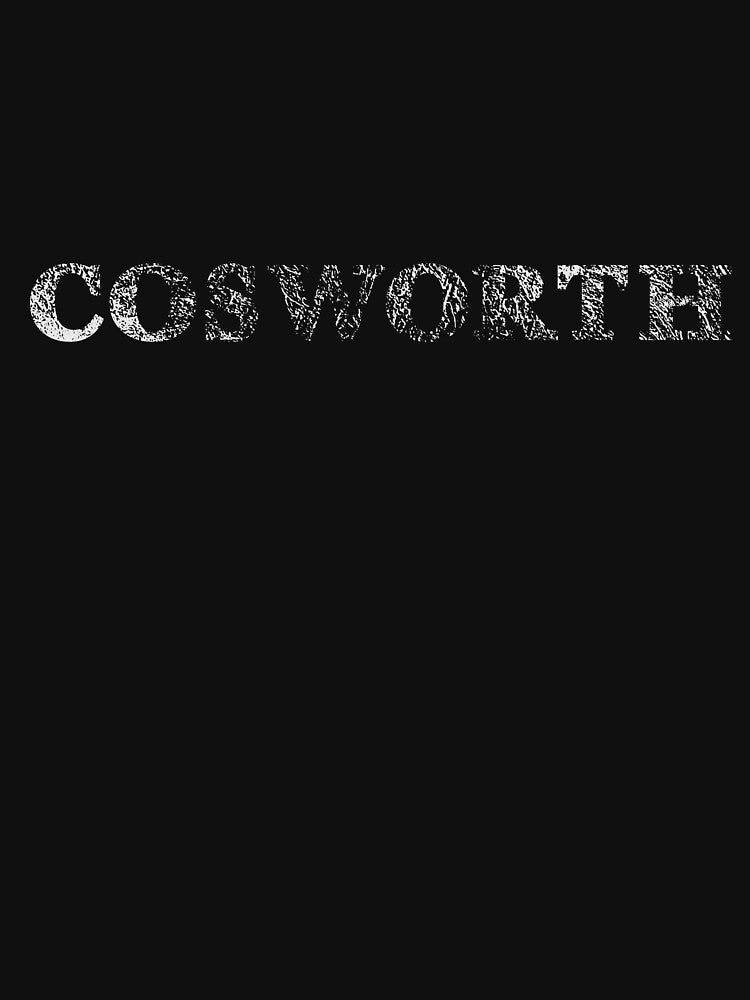 Cosworth vintage apparel by Quark-and-Gluon