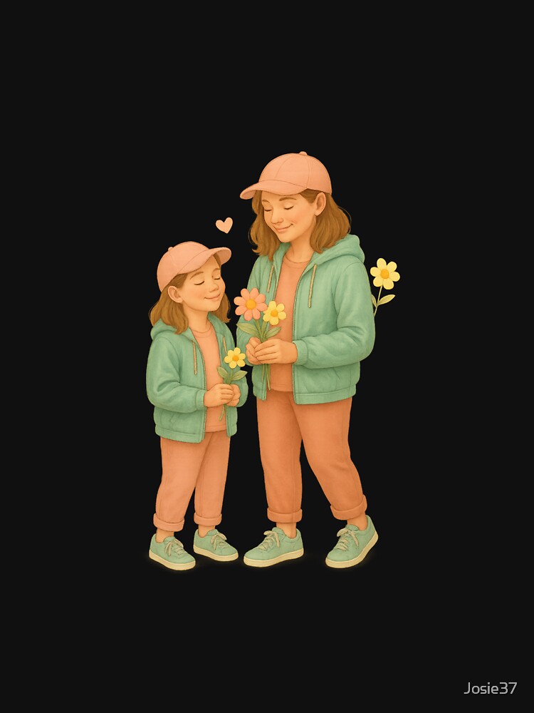 Mom & Mini in pastel streetwear by Josie37 T-Shirts, Hoodie, Sweatshirt | BlankRebels.com (Image 3)