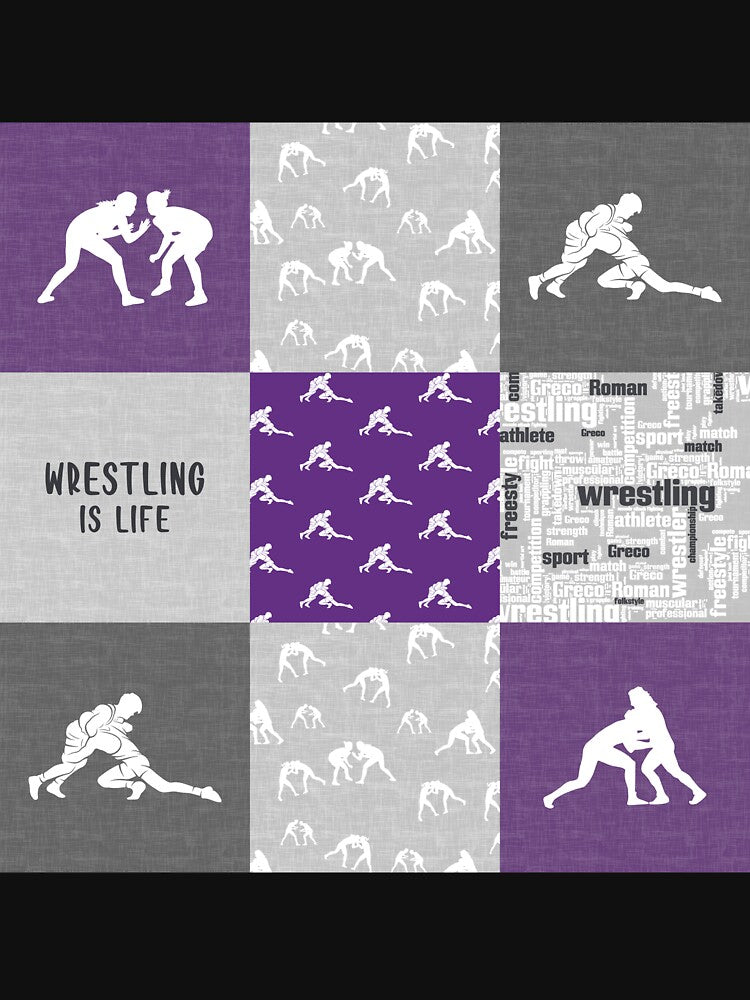 Purple Wrestling is life by LittleShop79 T-Shirts, Hoodie, Sweatshirt | BlankRebels.com (Image 3)