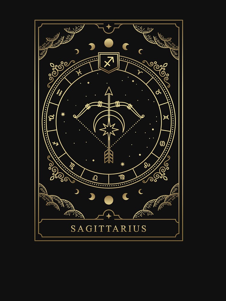 Sagittarius Horoscope And Zodiac Symbol by taaddison50 T-Shirts, Hoodie, Sweatshirt | BlankRebels.com (Image 3)