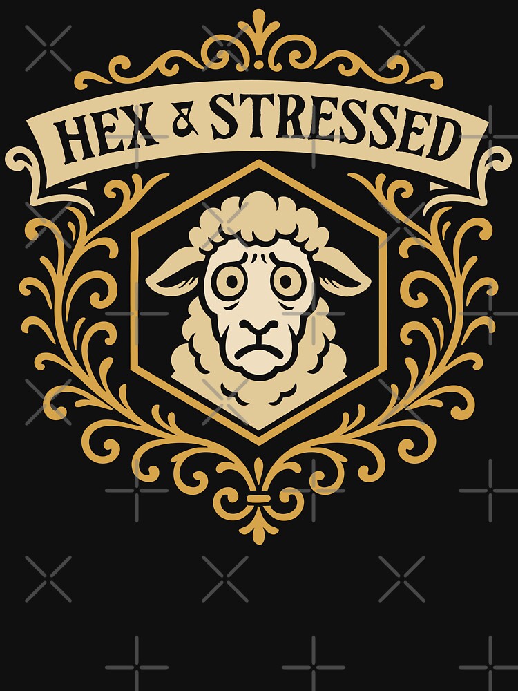 Hex and Stressed Funny Family Game Night by pixeptional T-Shirts, Hoodie, Sweatshirt | BlankRebels.com (Image 3)