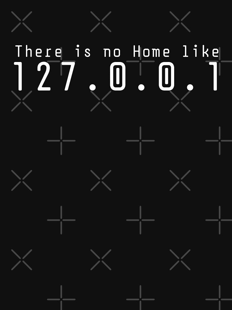No Place Like Home - Cool Programming Or Funny Coding gift And nerd Gifts Sticker by LostTraveller