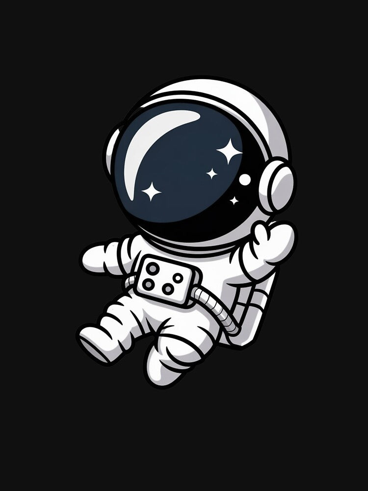 Neon Cyberpunk Astronaut | Futuristic Sci-Fi Space Artwork by ColorSplash123 T-Shirts, Hoodie, Sweatshirt (Image 3)
