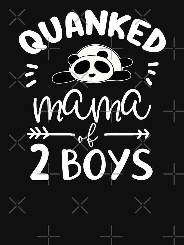 Sage Green Quanked Mama of 2 Boys Mother's Day Gift by GrimButterfly T-Shirts, Hoodie, Sweatshirt | BlankRebels.com (Image 3)