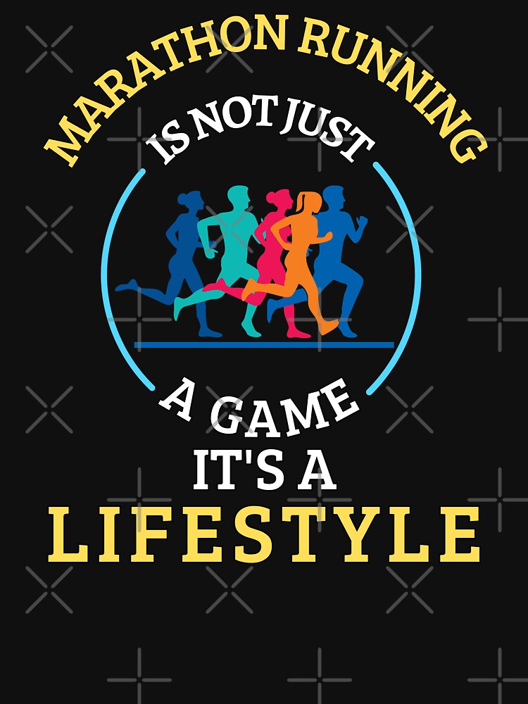 Marathon Running is not a game it's a lifestyle by annoying-shirts Hoodie, Sweatshirt | BlankRebels.com (Image 3)