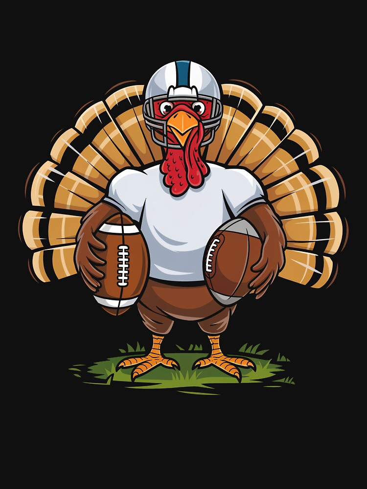 Turkey Day Football Player For Men, For Boys, For Kids, Fall Thanksgiving Gift by Plumary T-Shirts, Hoodie,... (Image 3)