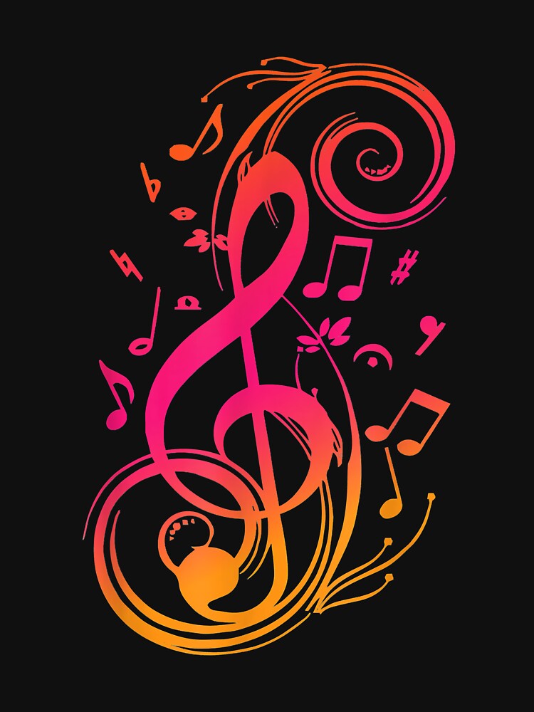 Clef Music by ryanbrian T-Shirts, Hoodie, Sweatshirt | BlankRebels.com (Image 3)