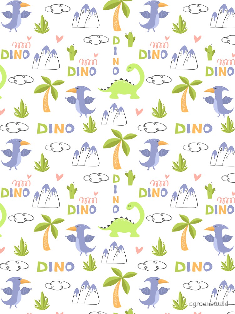 Cute Dino Pattern by cgroenewald T-Shirts, Hoodie, Sweatshirt | BlankRebels.com (Image 3)
