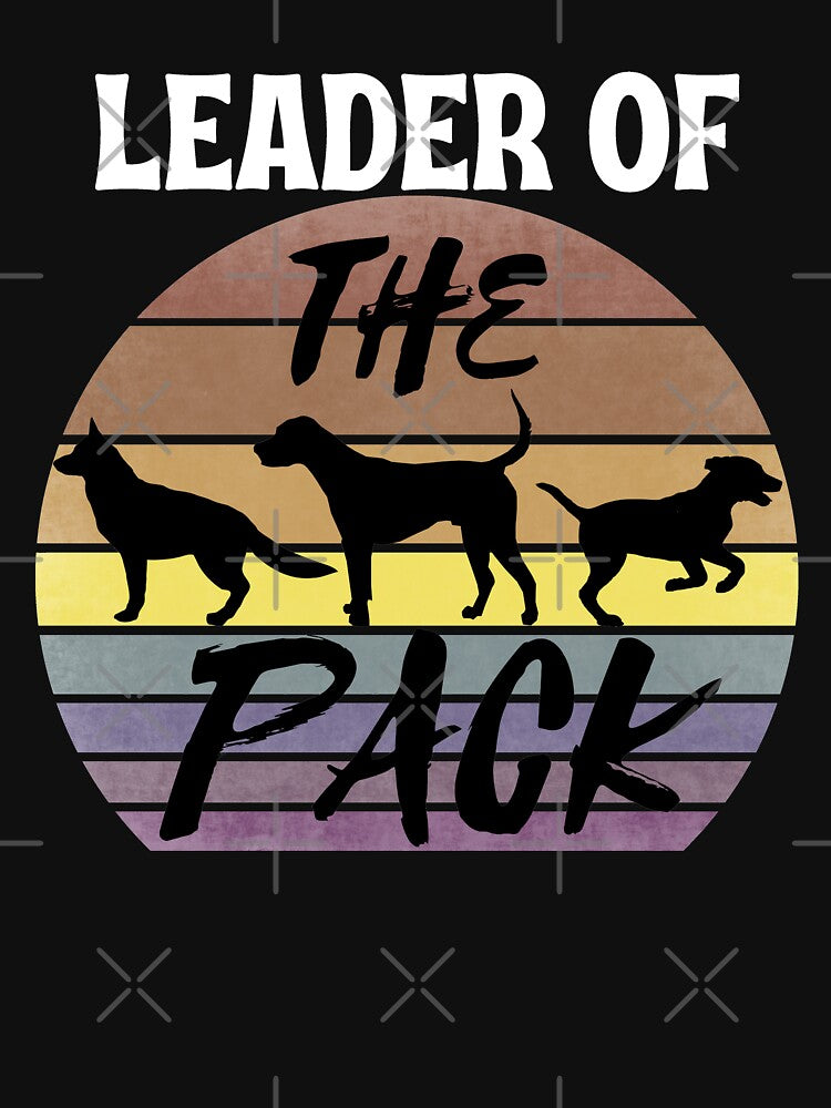 Leader of The Pack: Dog Owner Retro Vintage Sunset by ACC T-Shirts, Hoodie, Sweatshirt | BlankRebels.com (Image 3)