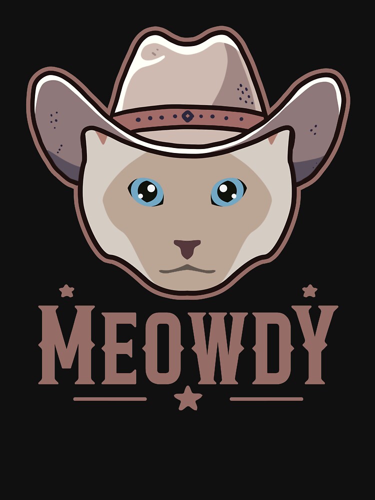 Thai Lilac Cat Meowdy by Clara Hollins T-Shirts, Hoodie, Sweatshirt | BlankRebels.com (Image 3)