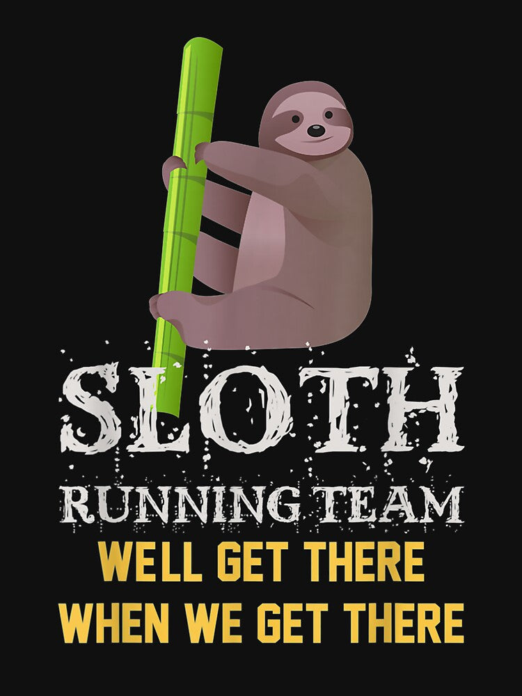 Cool Sloth Running Team by lucretia155 T-Shirts, Hoodie, Sweatshirt | BlankRebels.com (Image 3)