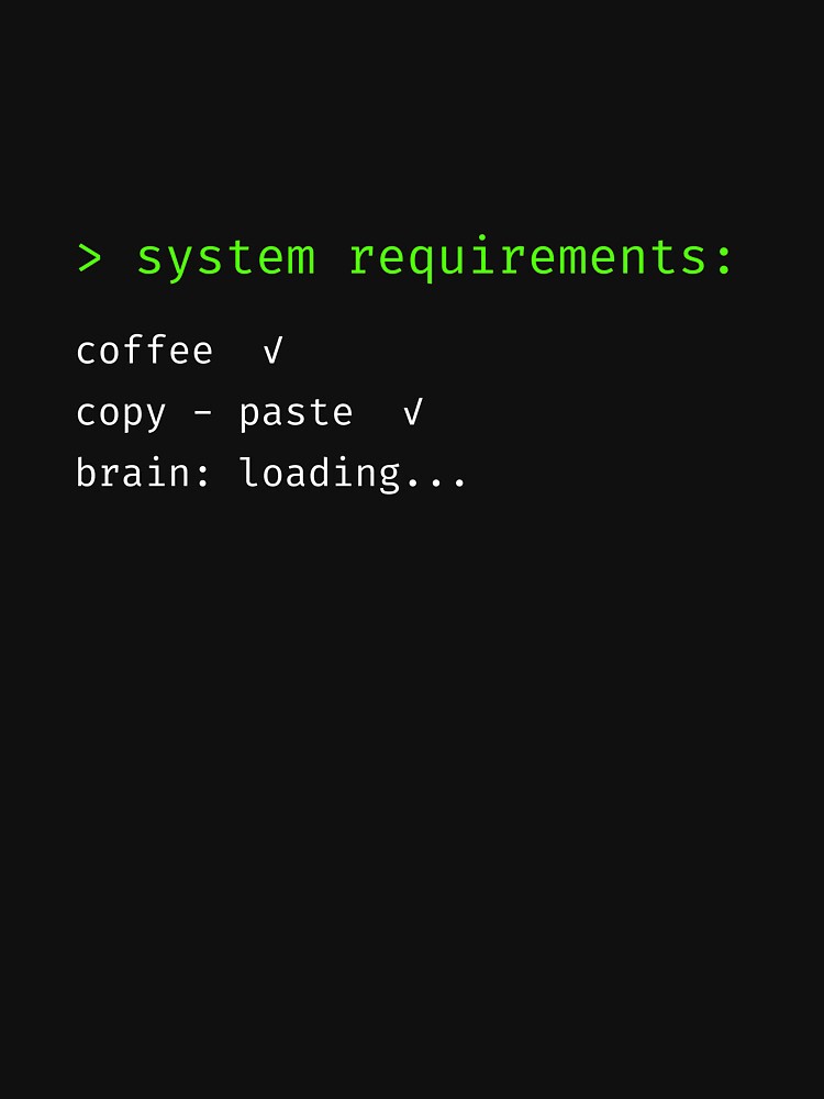 Powered by Coffee & Copy Paste – Funny Programmer Humor Design by EmkorDesigner T-Shirts, Hoodie, Sweatshirt (Image 3)
