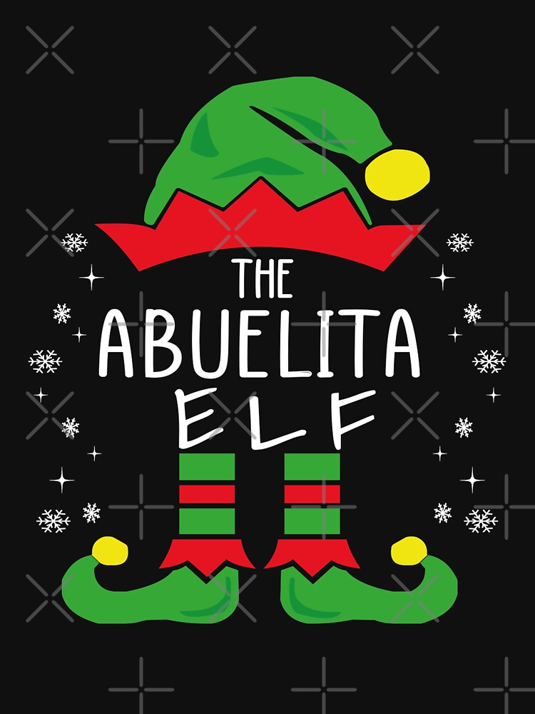 Abuelita Elf Family Group Matching Funny Christmas Pajama by VESTITCH T-Shirts, Hoodie, Sweatshirt (Image 3)