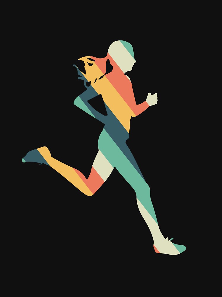 Vintage retro style Running by SweetThreads79 T-Shirts, Hoodie, Sweatshirt | BlankRebels.com (Image 3)