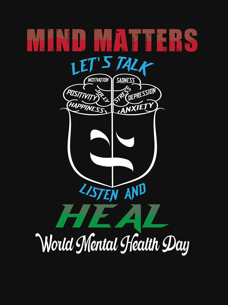 Lets talk about mental health brain mental health matters by ImranssFashion T-Shirts, Hoodie, Sweatshirt (Image 2)
