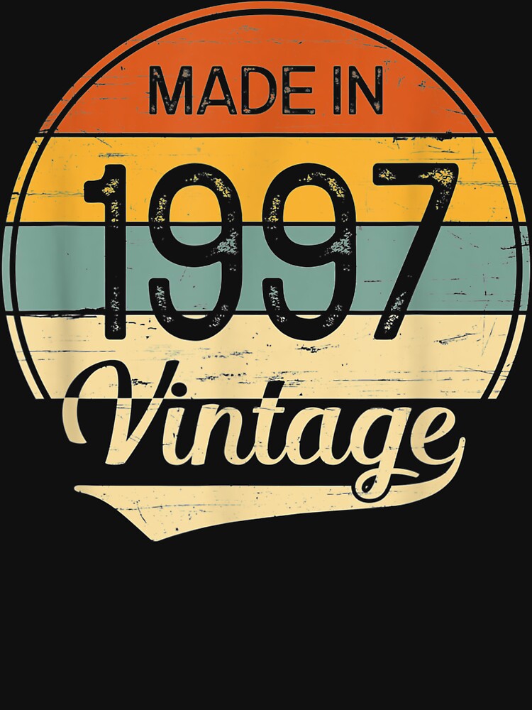Vintage 1997 Made In 1997 23Rd Birthday 23 Years Old Gift by MellissaShop T-Shirts, Hoodie, Sweatshirt (Image 3)