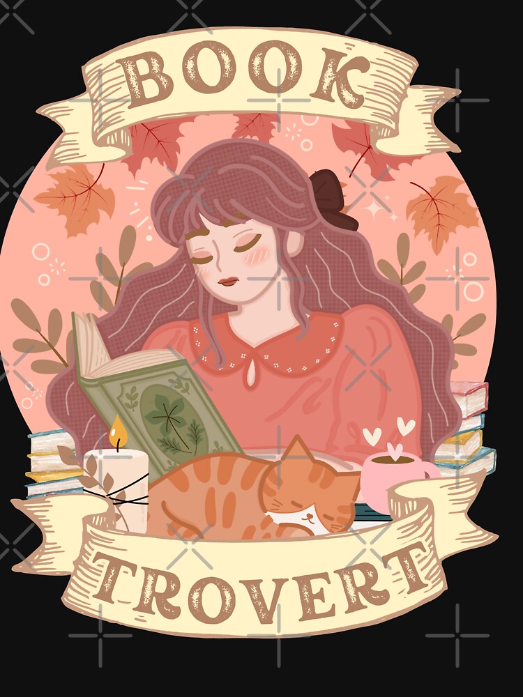 Cute Kawaii Cottagecore Aesthetic Booktrovert by cutecozynook T-Shirts, Hoodie, Sweatshirt | BlankRebels.com (Image 3)
