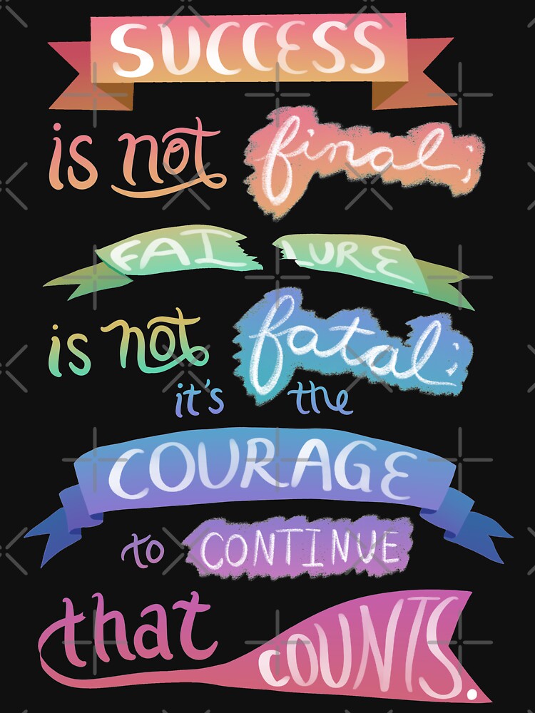 Courage Churchill Quote by avacado-designs T-Shirts, Hoodie, Sweatshirt | BlankRebels.com (Image 3)