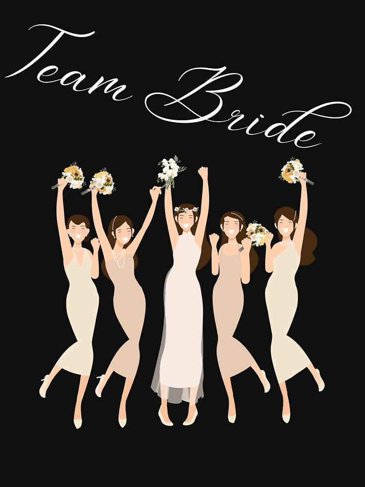 Team Bride by CozyDots T-Shirts, Hoodie, Sweatshirt | BlankRebels.com (Image 3)