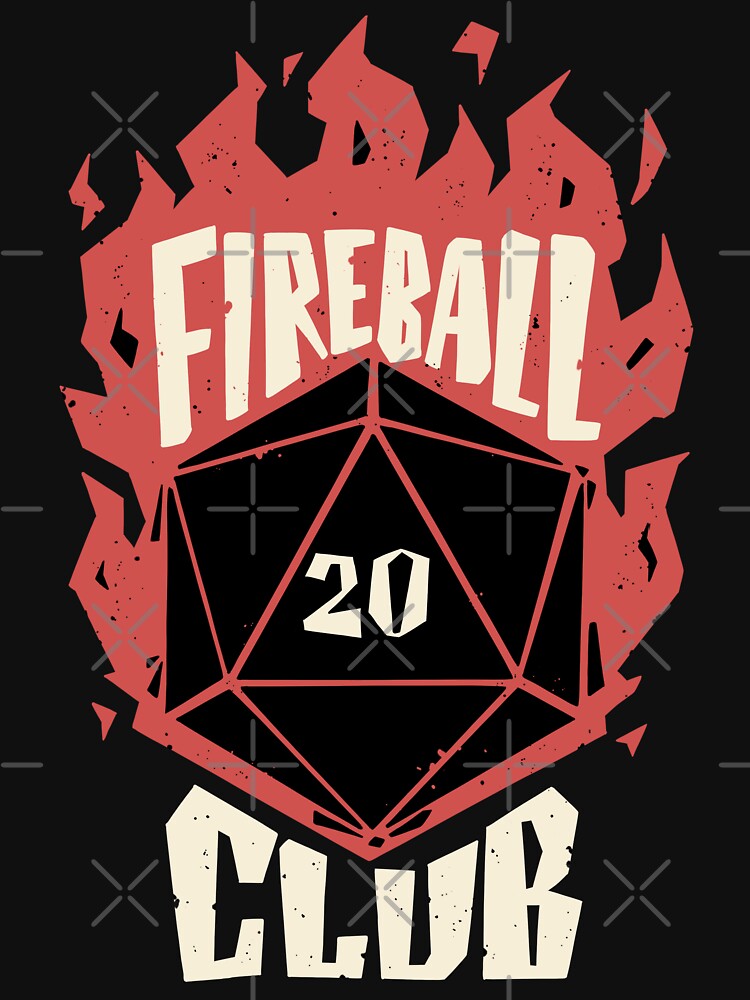 RPG - Fireball Club by Studio Mootant T-Shirts, Hoodie, Sweatshirt | BlankRebels.com (Image 3)