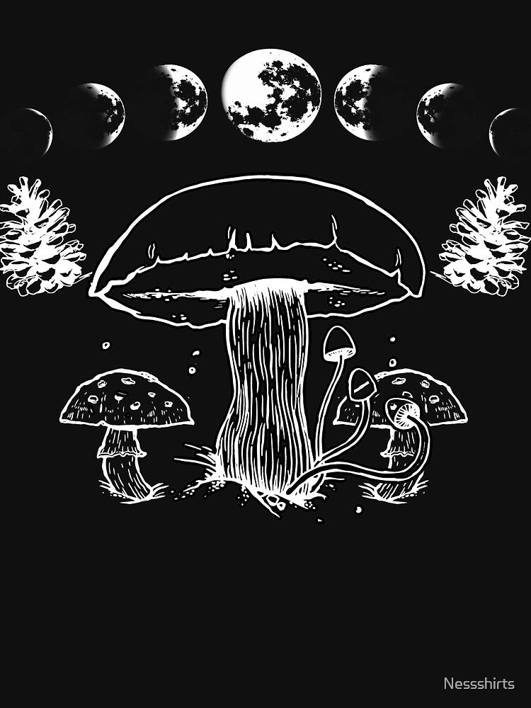 Mushroom Aesthetic Cute Fungi Lover Cottagecore Style by Nessshirts T-Shirts, Hoodie, Sweatshirt | BlankRebels.com (Image 3)