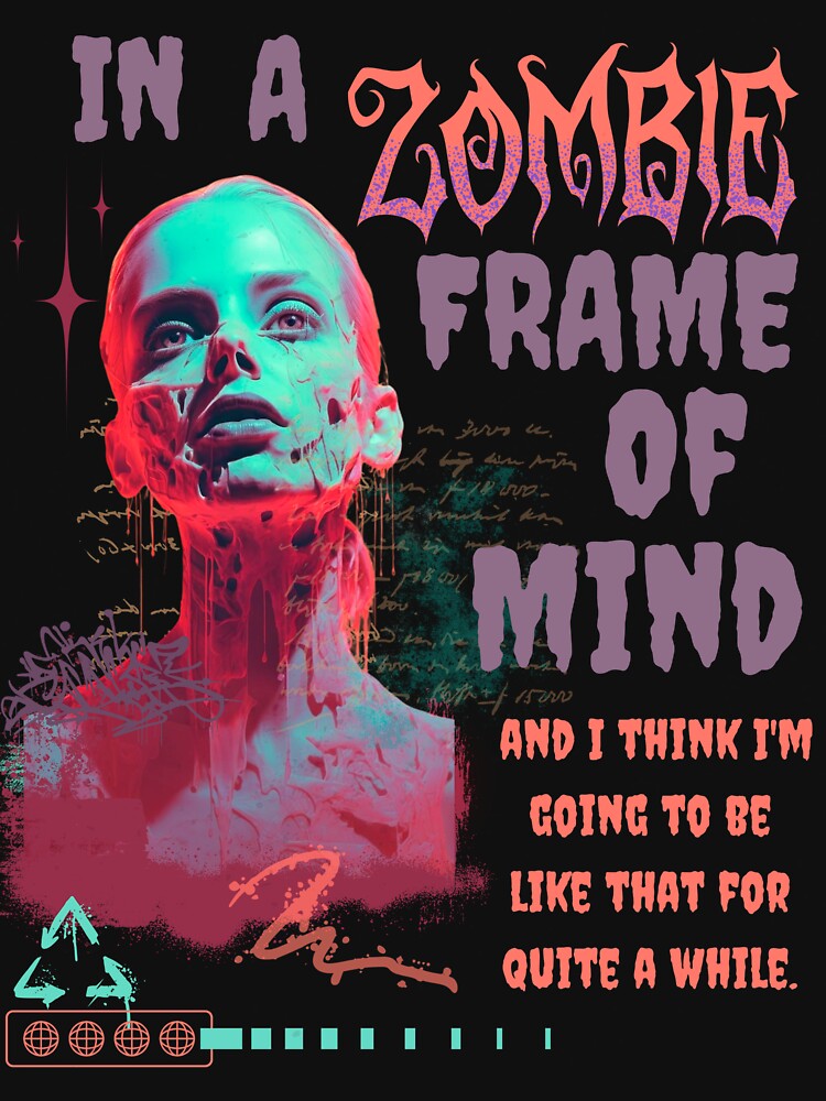 Zombie Frame of Mind Streetwear by Tamarind Tree