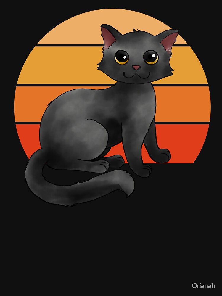 Cute and Spooky, Lucky Black Cat by Orianah T-Shirts, Hoodie, Sweatshirt | BlankRebels.com (Image 3)