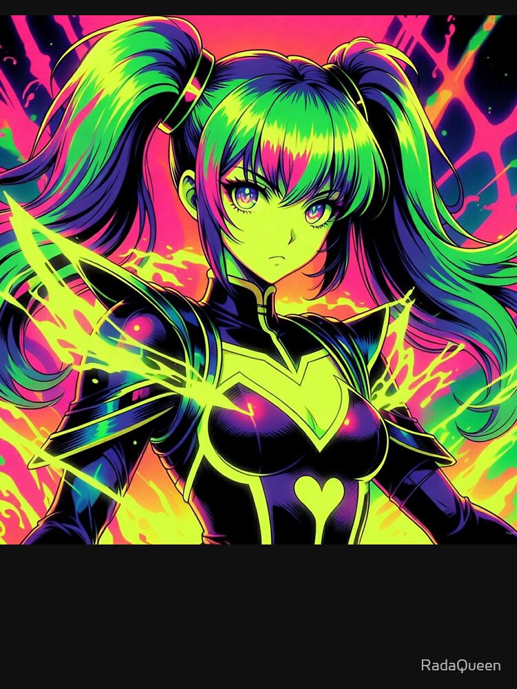 Cosmic Neon Glitch Princess T-Shirts, Hoodie, Sweatshirt