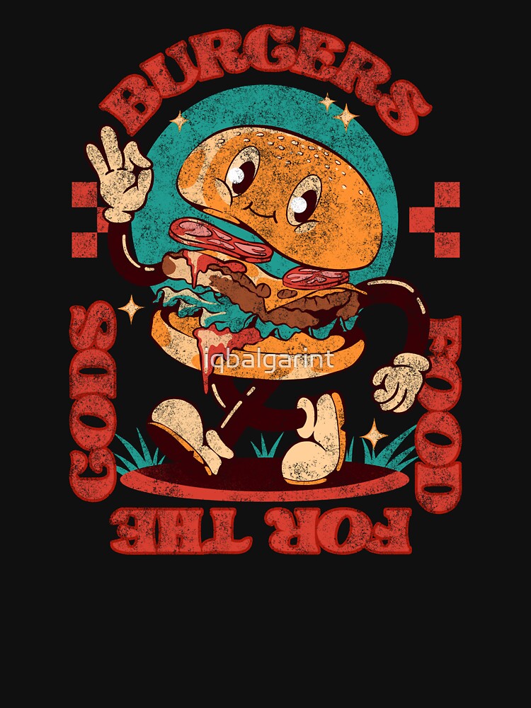 Burger food for the gods by iqbalgarint T-Shirts, Hoodie, Sweatshirt | BlankRebels.com (Image 3)