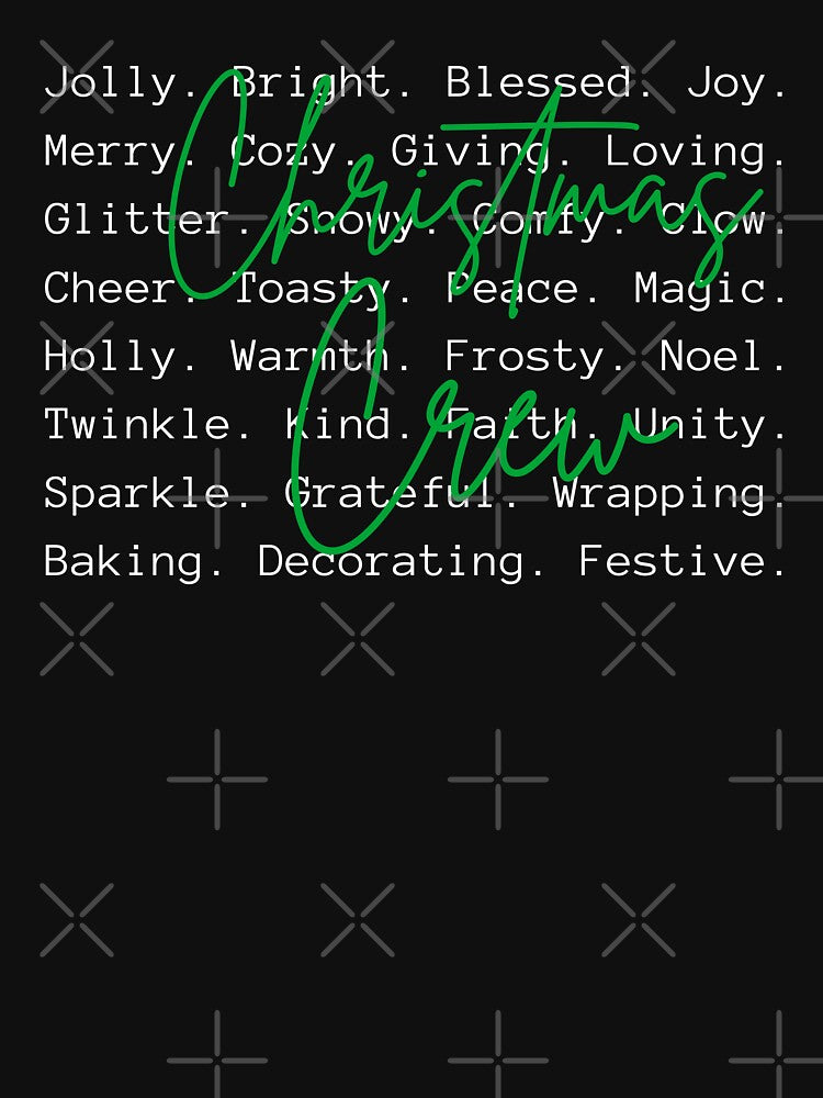 Christmas Crew Words, Family Christmas, Christmas Gathering by Torionrad T-Shirts, Hoodie, Sweatshirt (Image 3)