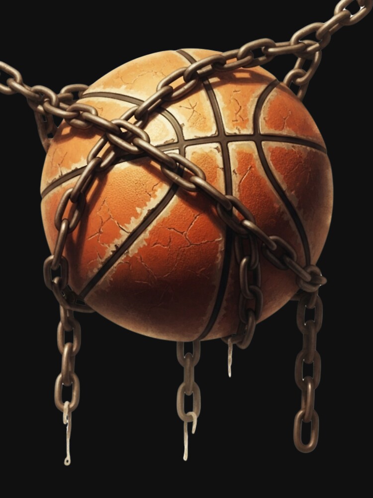 Basketball Chained Art – Dark Street Basketball Design by Dzblack T-Shirts, Hoodie, Sweatshirt | BlankRebels.com (Image 2)