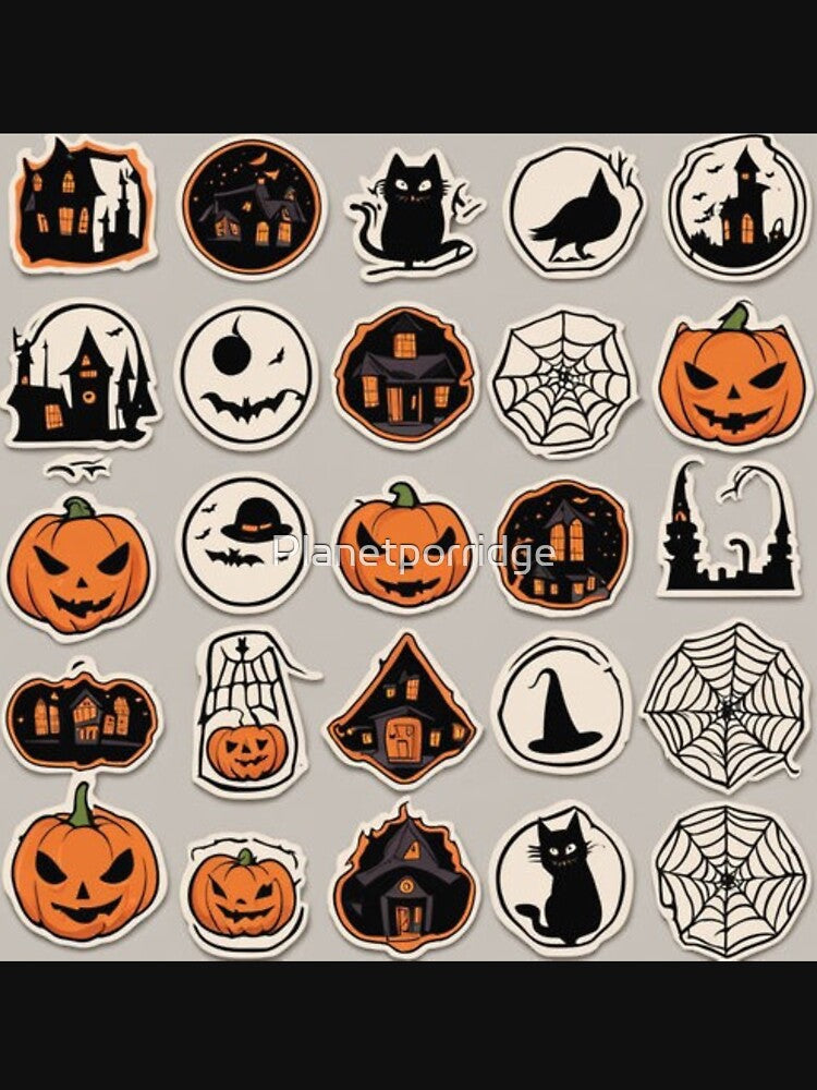 Halloween Pattern by Planetporridge T-Shirts, Hoodie, Sweatshirt | BlankRebels.com (Image 3)