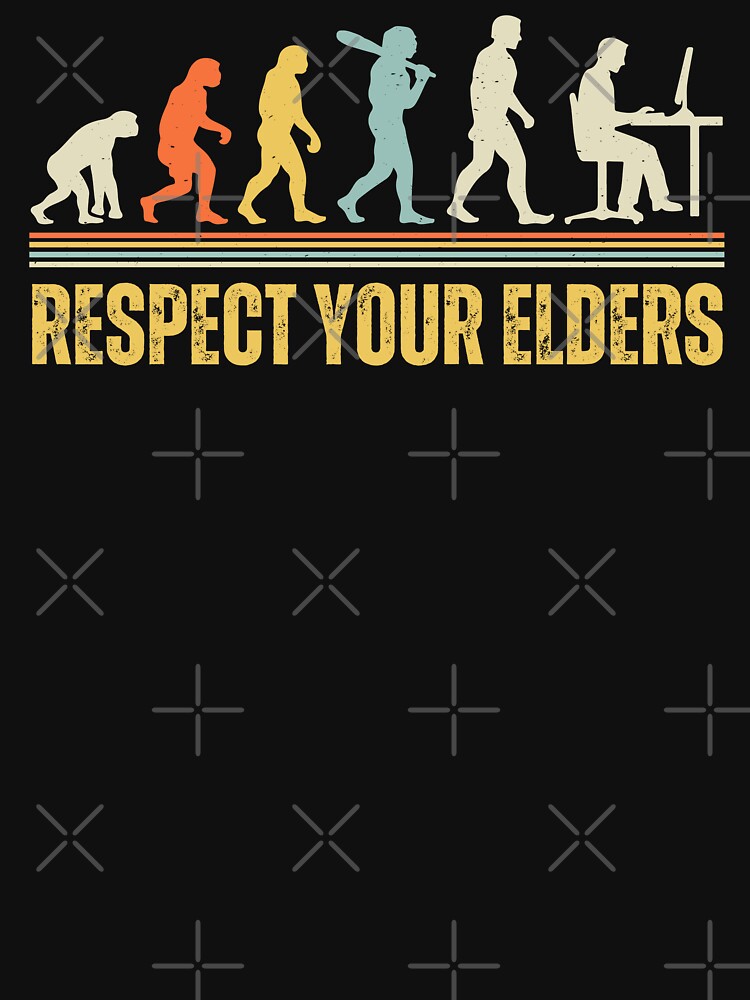 Respect Your Elders Funny Retro Gamer Evolution | Classic Gaming Humor by gunaone-design T-Shirts, Hoodie,... (Image 3)
