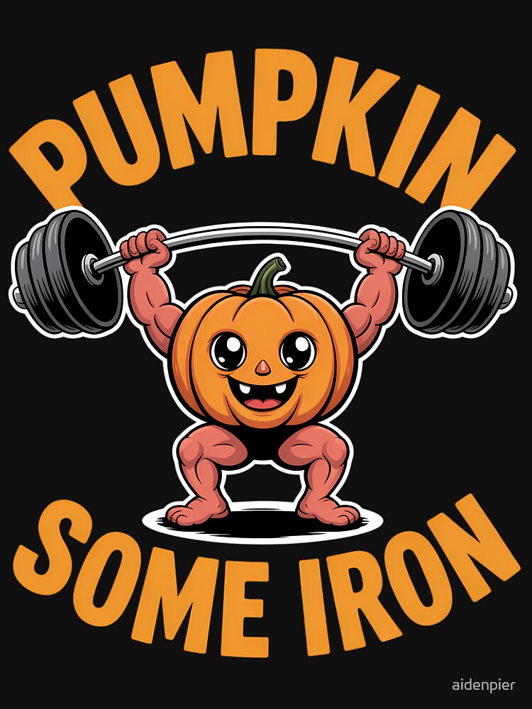 Halloween Gym Pumpkin Workout Fitness by aidenpier T-Shirts, Hoodie, Sweatshirt | BlankRebels.com (Image 3)