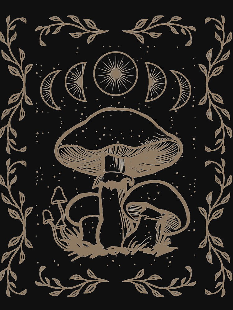 Mushroom Cottagecore Goblincore Aesthetic by aiyaarma T-Shirts, Hoodie, Sweatshirt | BlankRebels.com (Image 3)