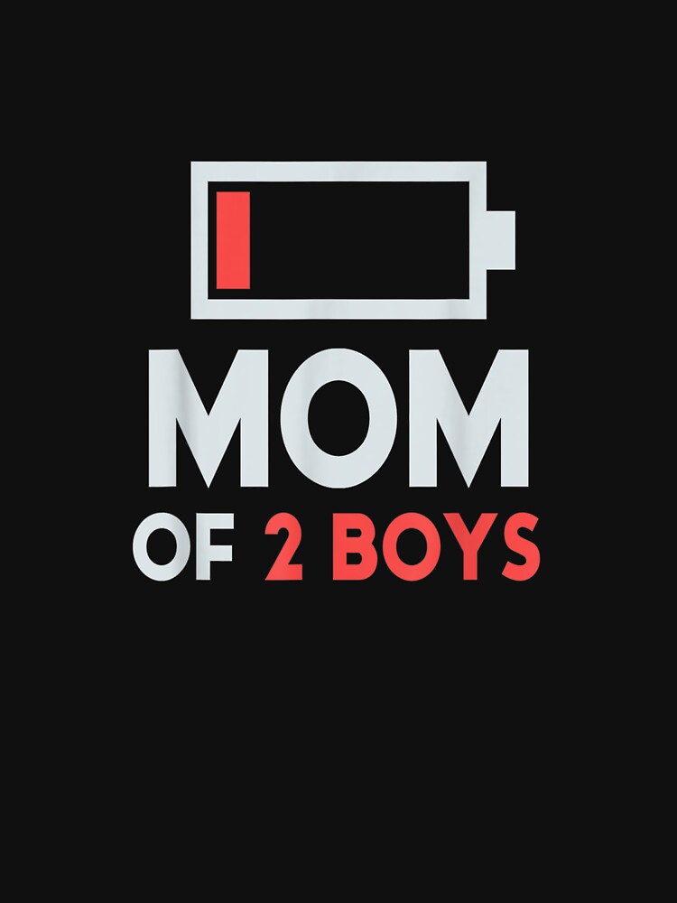 Mom of 3 boys low battery by loutfileo T-Shirts, Hoodie, Sweatshirt | BlankRebels.com (Image 3)