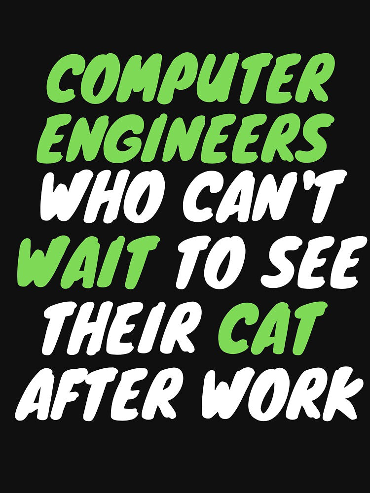 computer engineer cat after work by SnowballStep T-Shirts, Hoodie, Sweatshirt | BlankRebels.com (Image 3)
