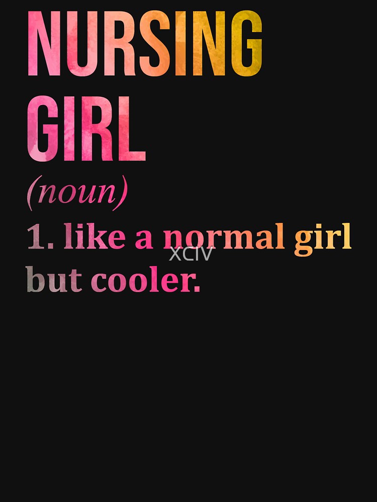 Nursing Girl Definition Watercolor T-Shirts, Hoodie, Sweatshirt