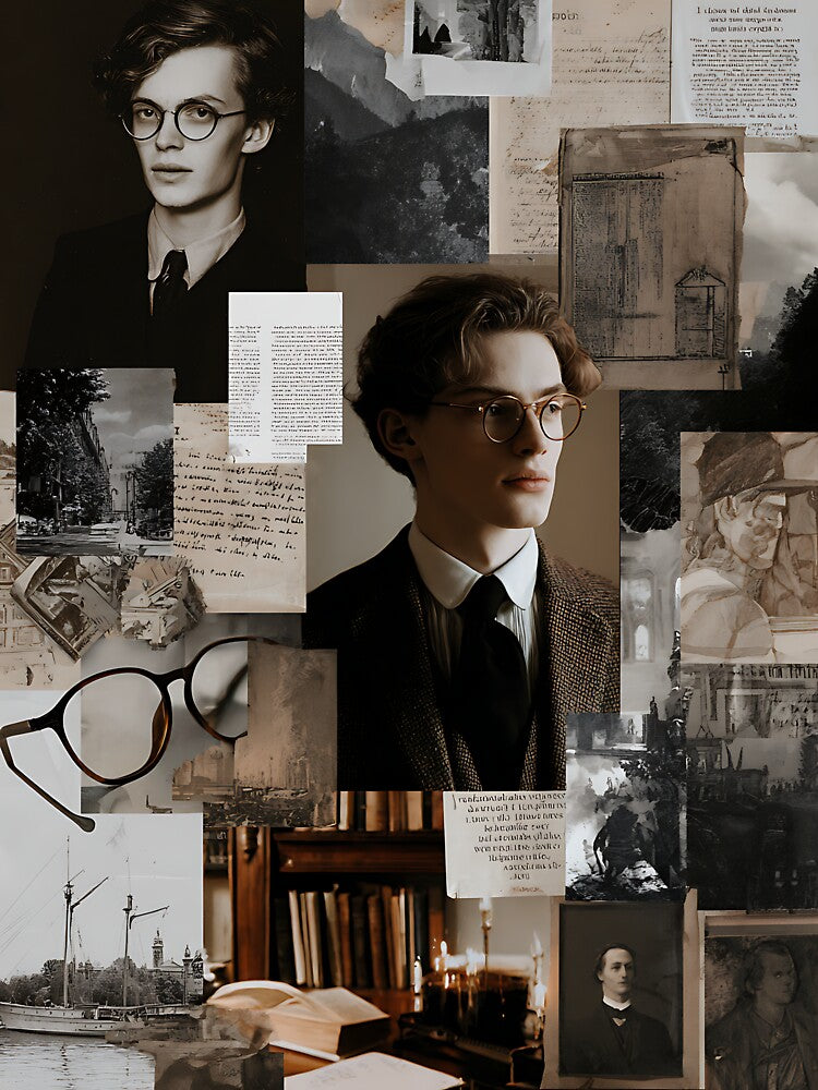 Scholarly Dark Academia Collage by bapupa T-Shirts, Hoodie, Sweatshirt | BlankRebels.com (Image 3)