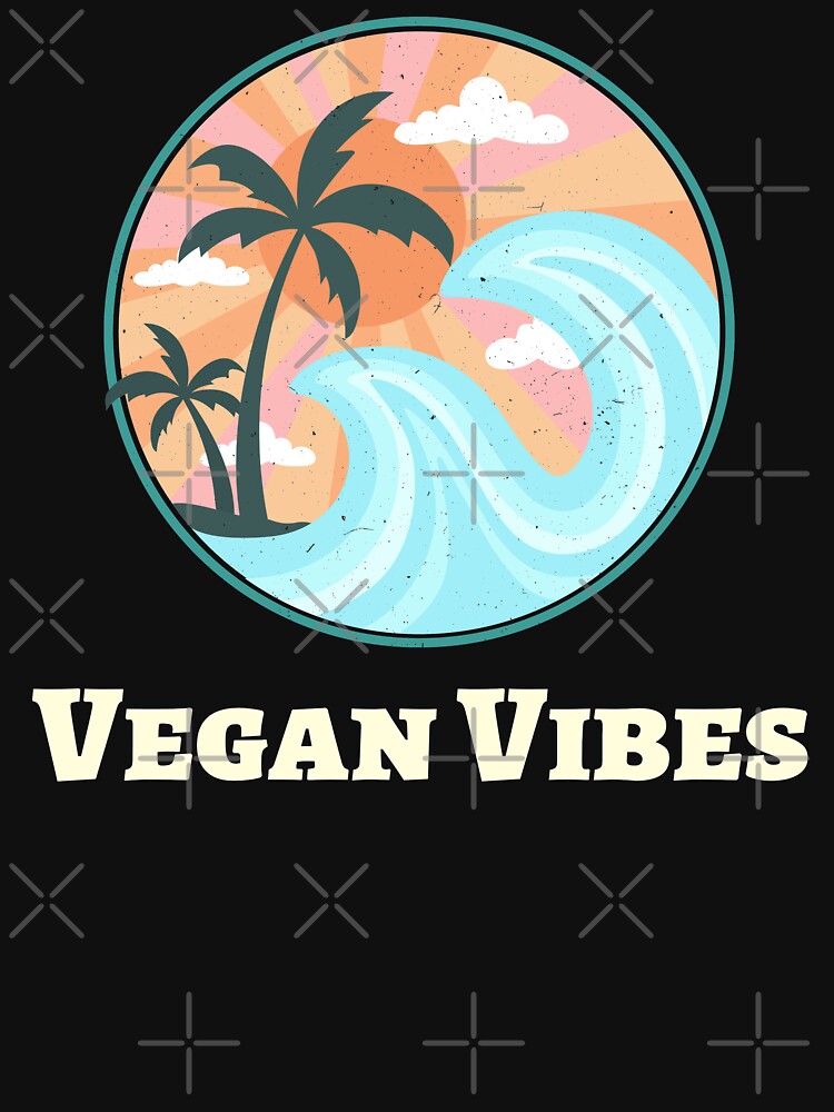 Retro Vegan Vibes Surf by Scottees T-Shirts, Hoodie, Sweatshirt | BlankRebels.com (Image 3)