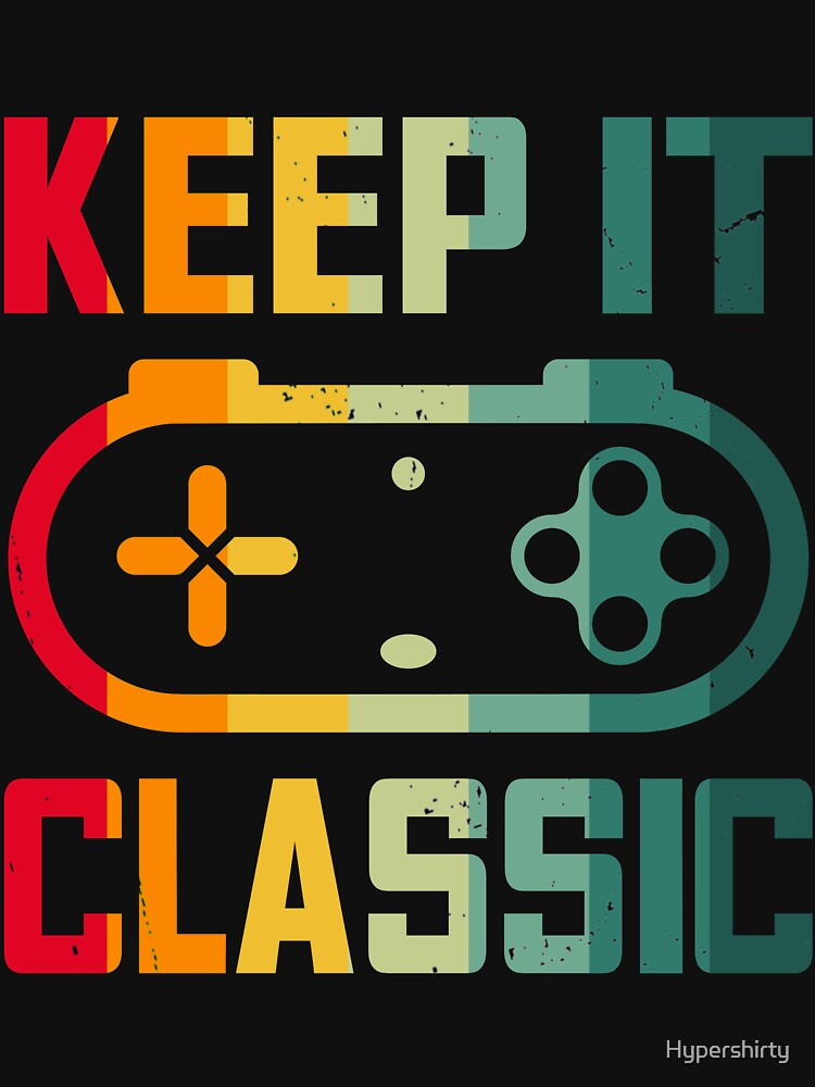 Classic videogame controller retro gaming by Hypershirty T-Shirts, Hoodie, Sweatshirt | BlankRebels.com (Image 3)