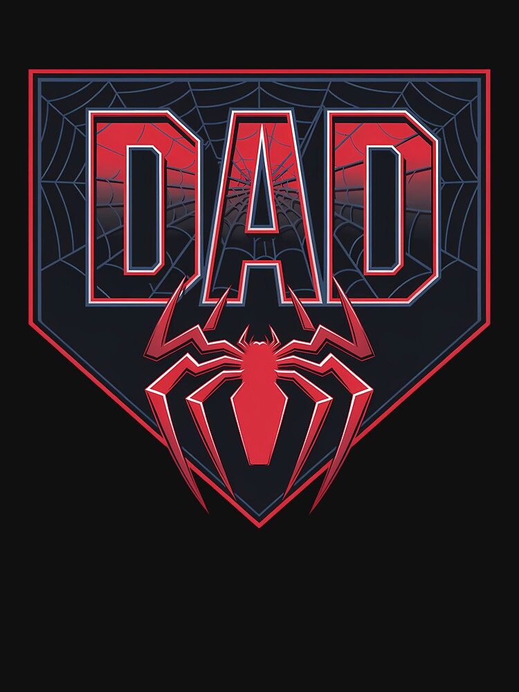 Mens Spider Dad Family Birthday Boy Retro Father's Day by papertaless T-Shirts, Hoodie, Sweatshirt (Image 3)