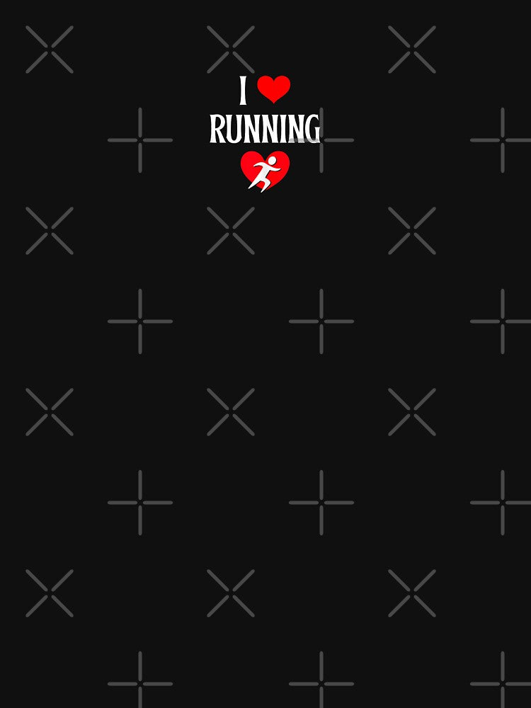funny love, I Love Running I Heart Running by AddlPoolart T-Shirts, Hoodie, Sweatshirt | BlankRebels.com (Image 3)