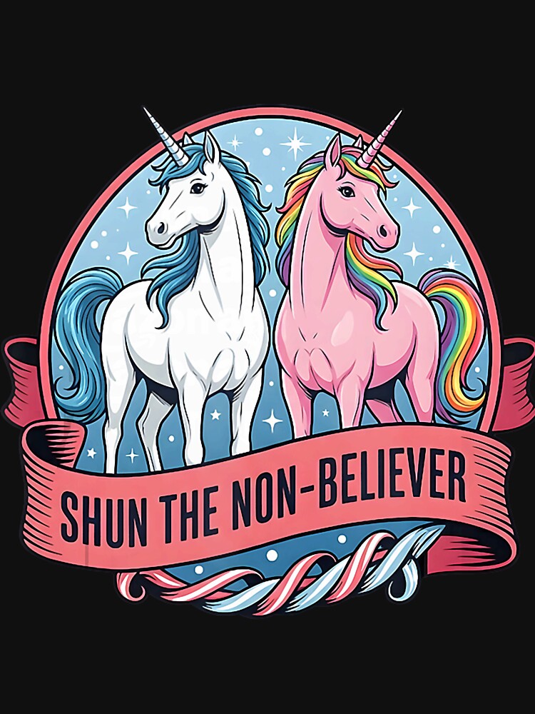 Shun The Non Believer Unicorn Fantasy by nojany T-Shirts, Hoodie, Sweatshirt | BlankRebels.com (Image 3)