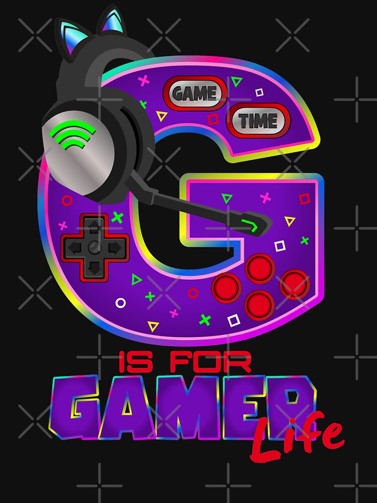 G is for GAMER Girld by romerlorenzo T-Shirts, Hoodie, Sweatshirt | BlankRebels.com (Image 3)