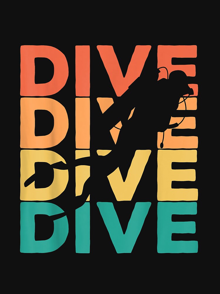Retro Vintage Diving Gift For Scuba Divers by Liefke12441 T-Shirts, Hoodie, Sweatshirt | BlankRebels.com (Image 3)
