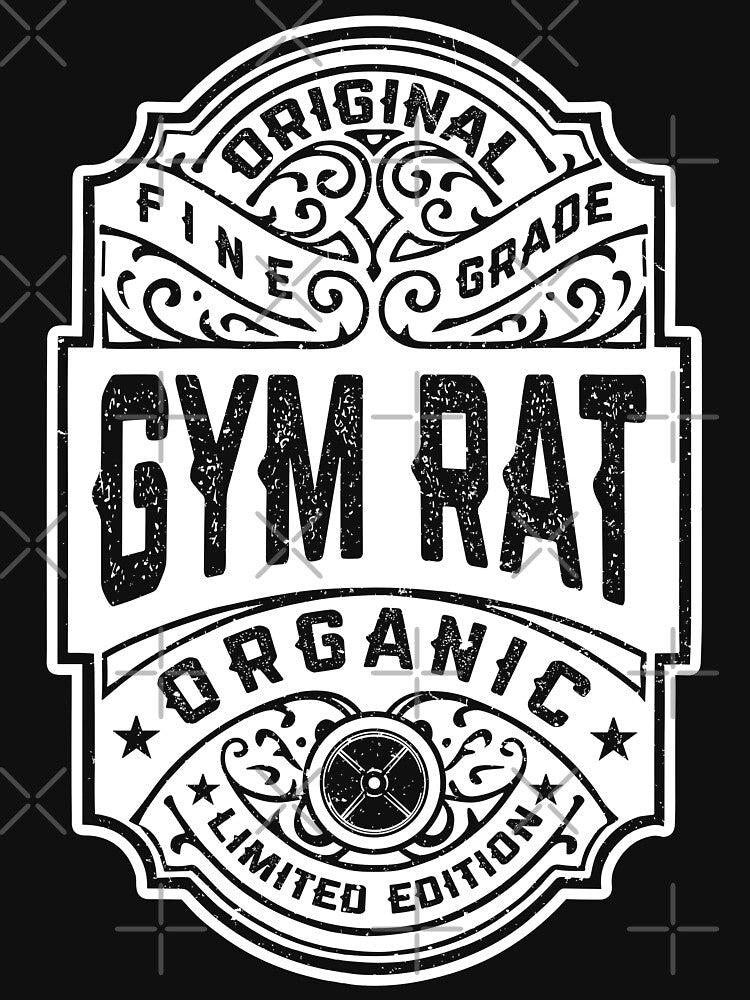 Gym Rat Vintage Whiskey Label Bodybuilding Gym Workout Men by GrandeDuc T-Shirts, Hoodie, Sweatshirt (Image 3)
